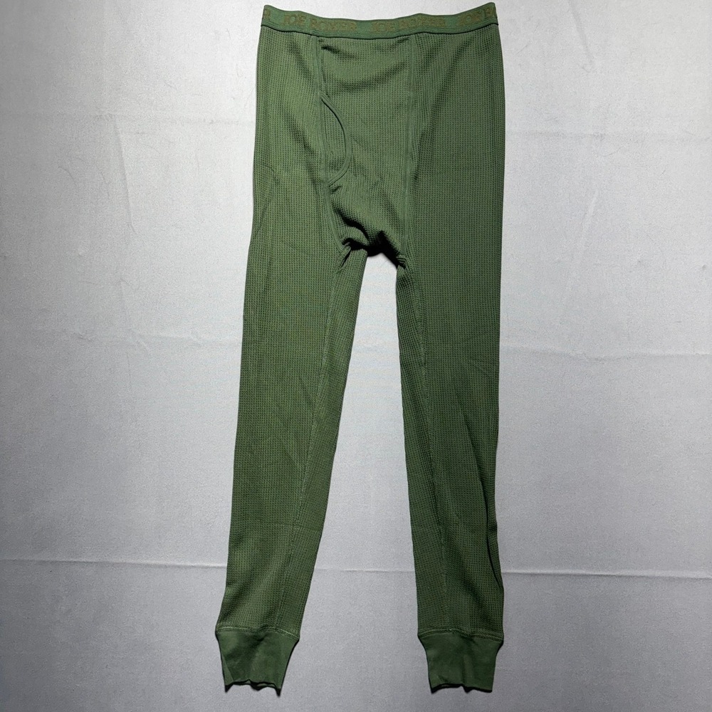 Joe Boxer Mens Olive Green Waffle Knit Thermal Underwear Pants Long Johns Size M